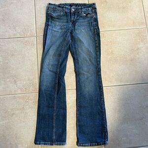 White House Black Market Indigo Straight Leg Jeans